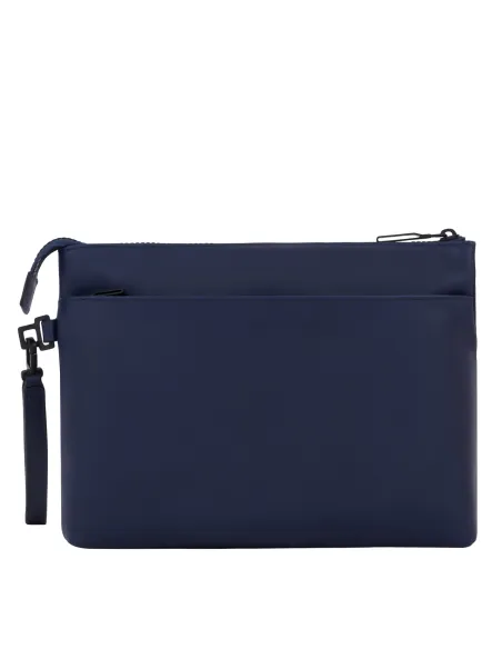 Pochette Tasche Herren mit iPad®-Fach Piquadro AYE, blau