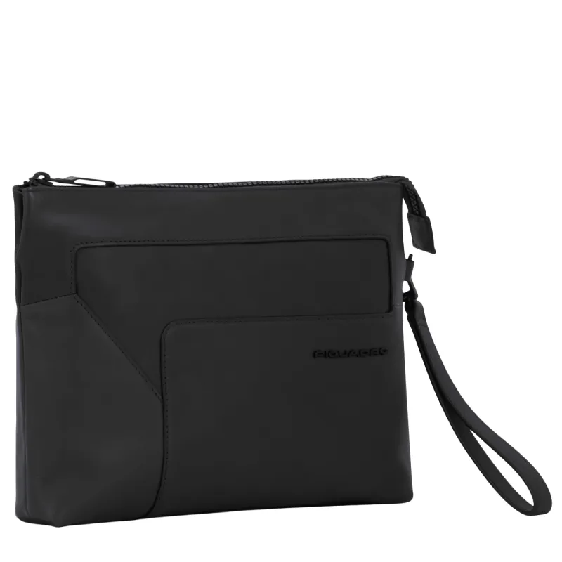 Pochette Tasche Herren mit iPad®-Fach Piquadro AYE, schwarz 2