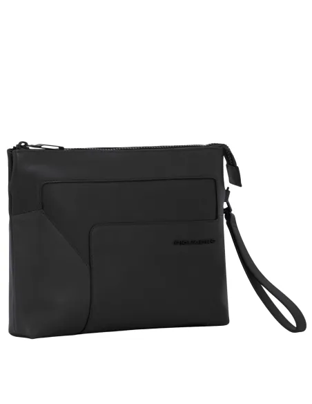 Pochette Tasche Herren mit iPad®-Fach Piquadro AYE, schwarz