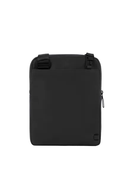 Borsello in pelle porta iPad® 11" Piquadro AYE, nero