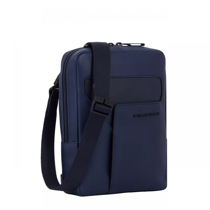 Piquadro AYE Umhängetasche mit porta iPad® Mini-Fach, blau 2