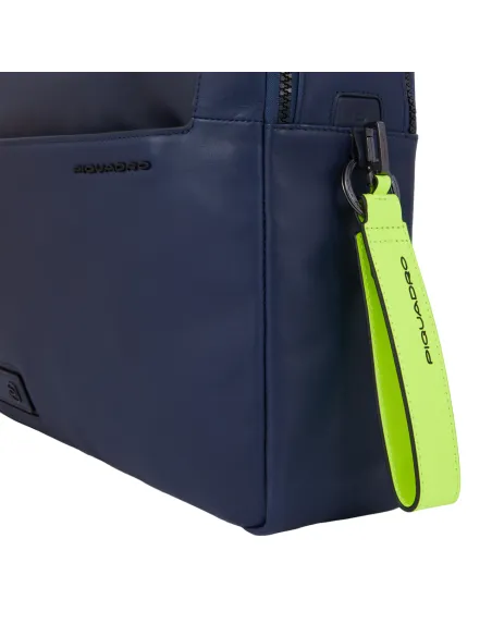Laptoptasche 15,6" mit iPad®Pro 12,9"-Fach Piquadro AYE, blau