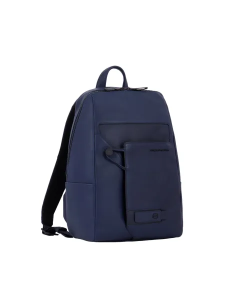 Piquadro AYE Small size laptop 13,3" backpack, blue
