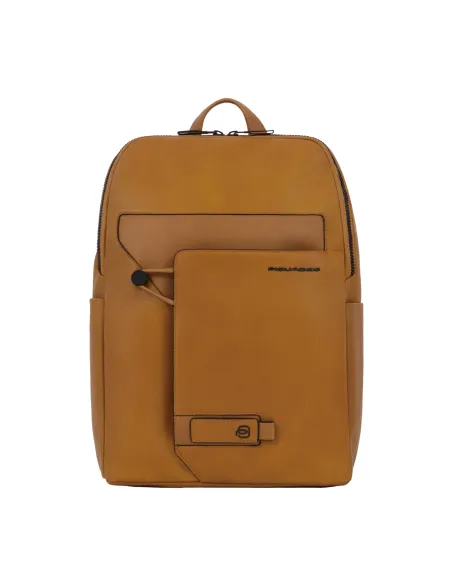 Piquadro Aye erweiterbarer 14" Computer-Rucksack, gelb
