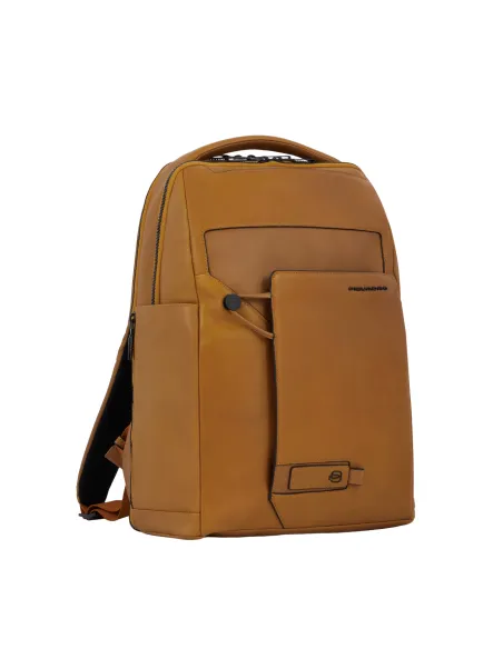 Piquadro AYE Rucksack für Computer und iPad®Pro 12,9", gelb