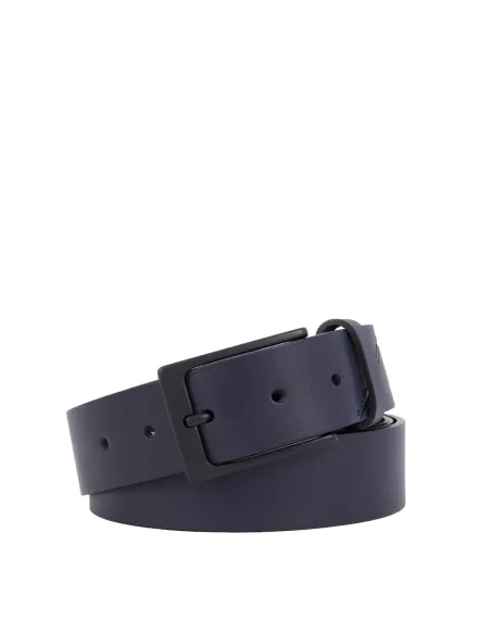 Piquadro AYE men's leather belt, blue