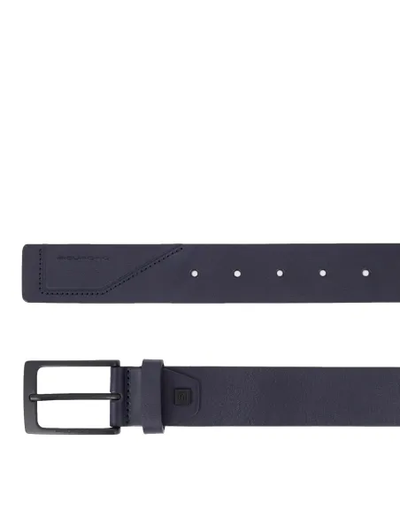 Piquadro AYE men's leather belt, blue