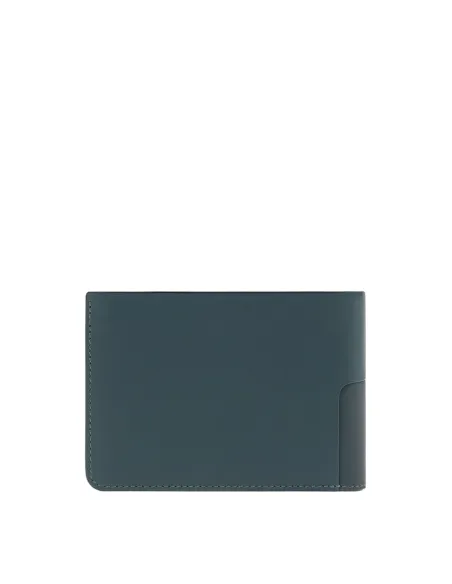 Piquadro AYE Herrengeldbörse mit Münzfach und Dokumentenklappe, grün