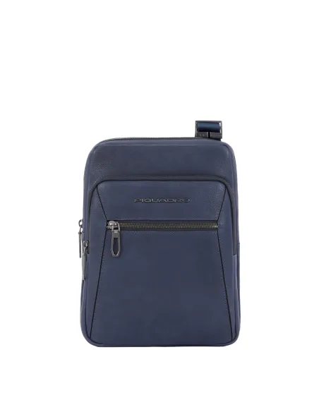 Borsello in pelle porta iPad® Piquadro Rhino, blu