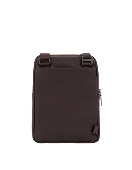 Borsello in pelle porta iPad® Piquadro Rhino, marrone scuro