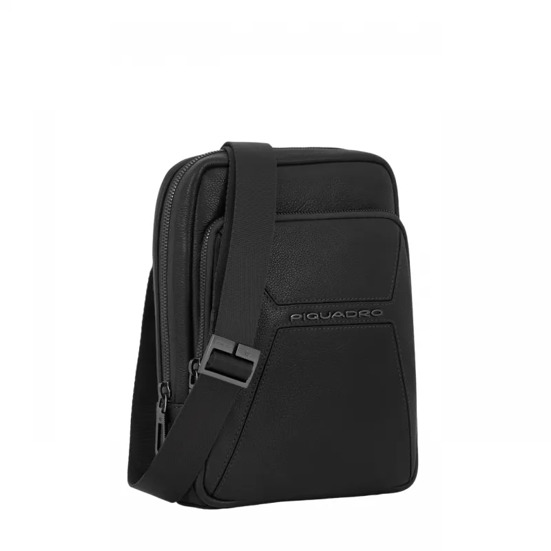 Borsello in pelle porta iPad®mini Piquadro Rhino, nero 2