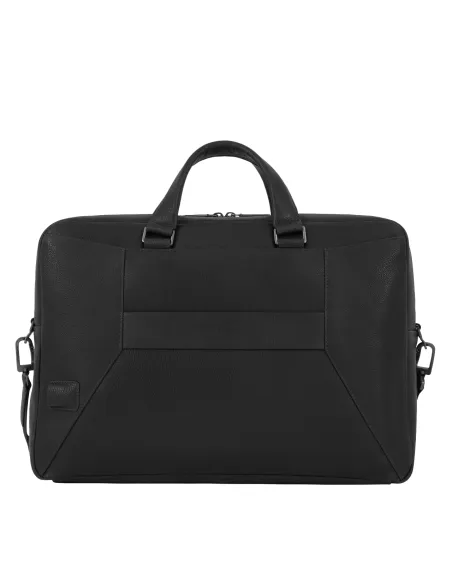 Cartella due manici in pelle porta pc da 15,6 Piquadro Rhino, nera