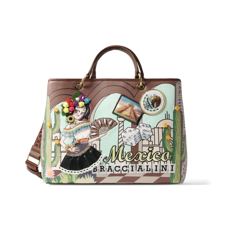 Borsa Braccialini Cartoline