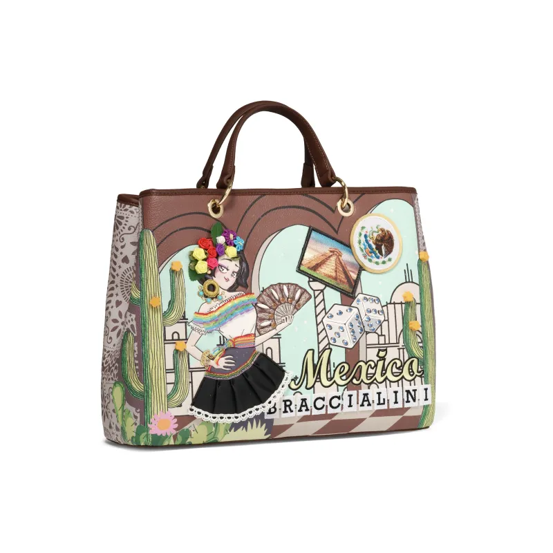 Borsa Braccialini Cartoline 2