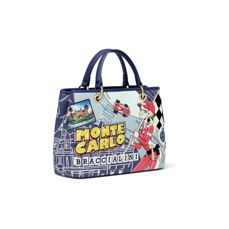 Borsa due manici Braccialini Cartoline 2