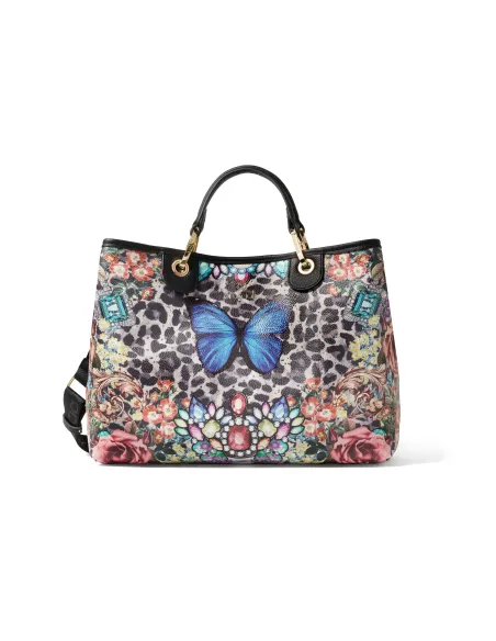 Braccialini Beth Special handbagbag, Butterfly blu