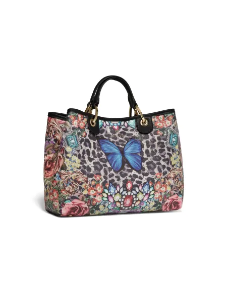 Braccialini Beth Special handbagbag, Butterfly blu