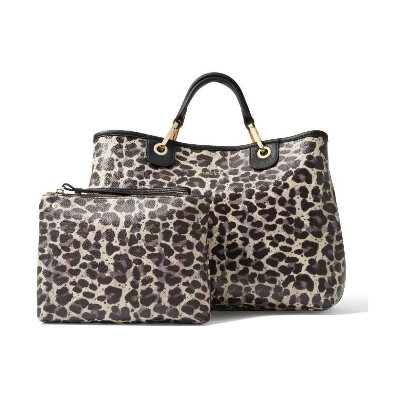 Borsa donna Braccialini Beth Special, leopard 2