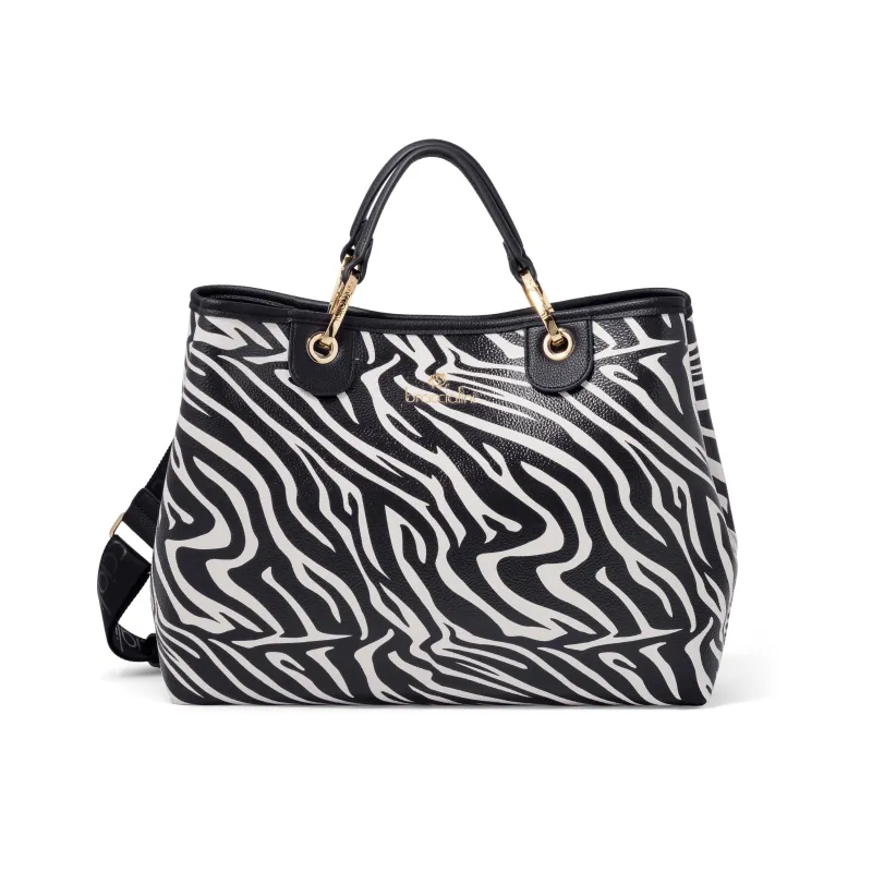 Borsa donna Braccialini Beth Special, Zebra