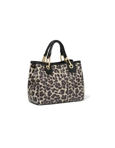 Kleine Damentasche mit zwei Griffen Braccialini Beth Special, Leopard