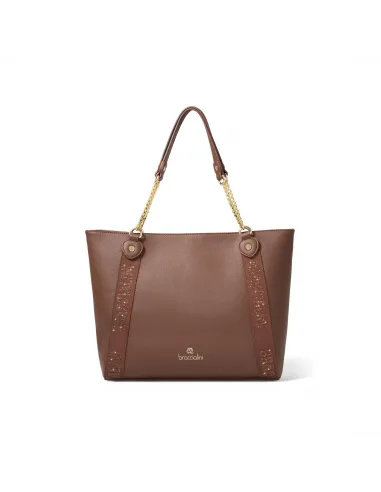 Braccialini Giselle shopping bag, brown