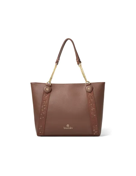 Braccialini Giselle shopping bag, brown
