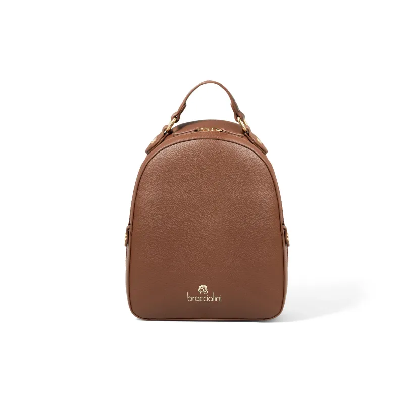 Braccialini Giselle women's backpack, brown