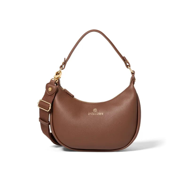 Braccialini Giselle small shoulder bag, brown