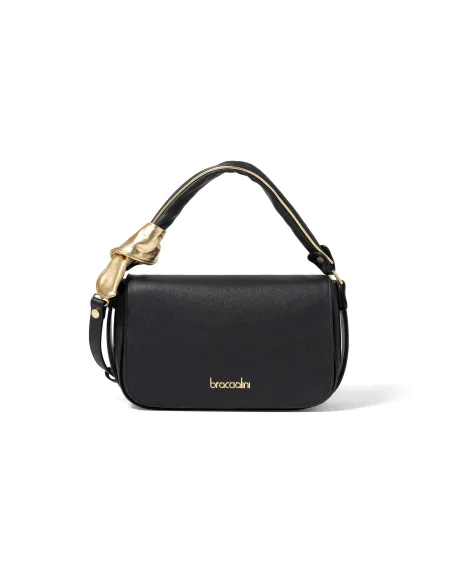 Damen Ledertasche Braccialini Greta, schwarz