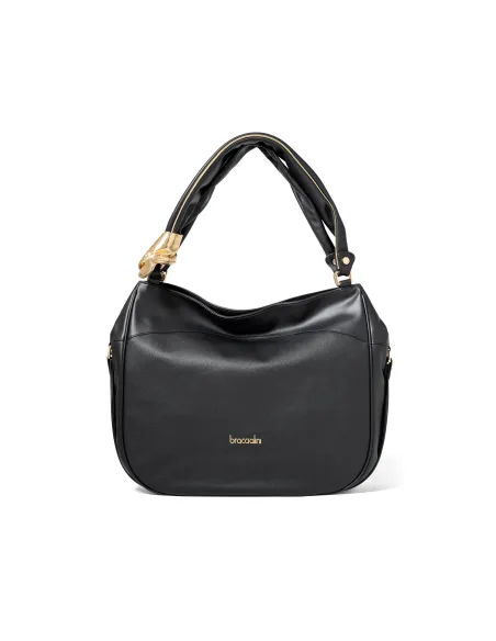 Borsa in pelle Braccialini Greta, nera