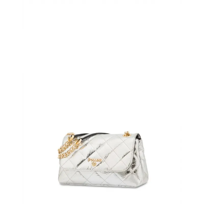Pochette trapuntata Pollini, argento 2