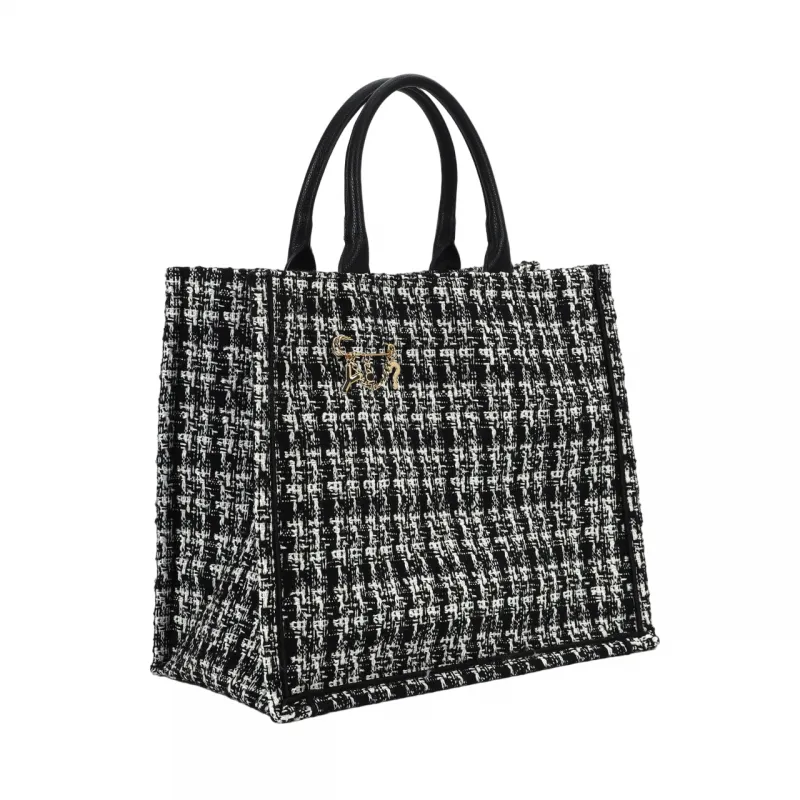 Borsa donna due manici Ynot Energy, nera 2