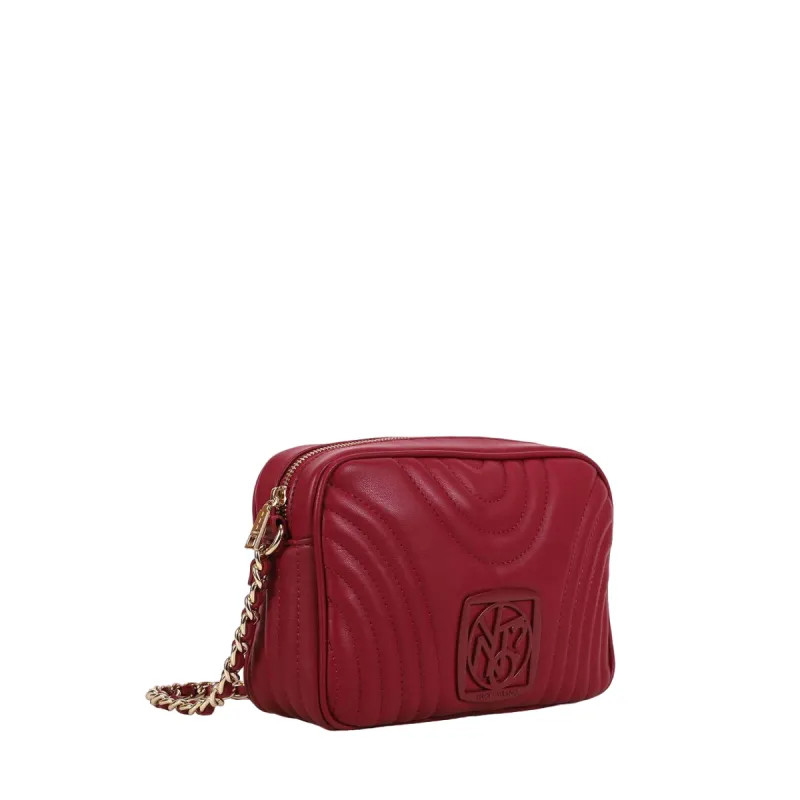 Borsa a tracolla Ynot Stripe, cherry 2