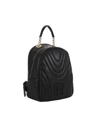 Ynot Stripe quilted women's backpack,...