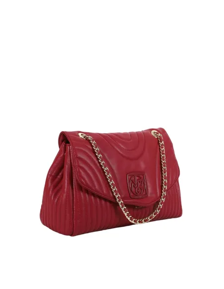 Borsa Ynot Stripes, cherry