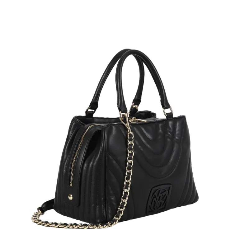 Boston Bag Ynot Stripes, nera 2