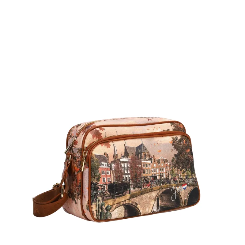 Borsa a tracolla con tasca frontale con zip Ynot, Autumn... 2