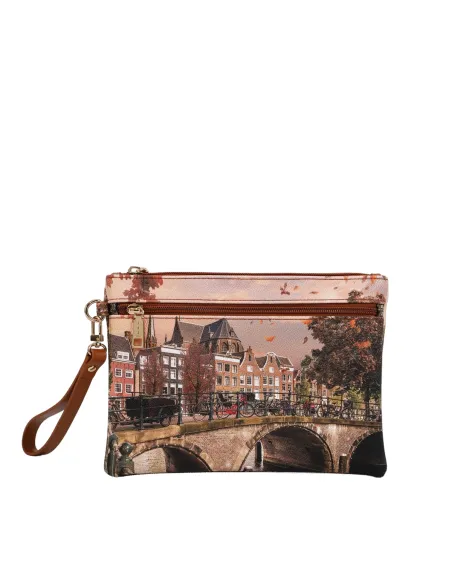 Ynot mittelgroße Tasche mit abnehmbarem Griff, Autumn River