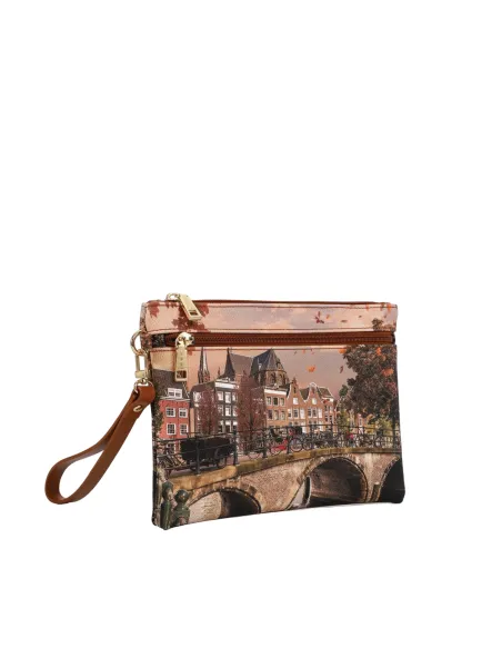 Ynot medium pouch with removable handle, Autumn river