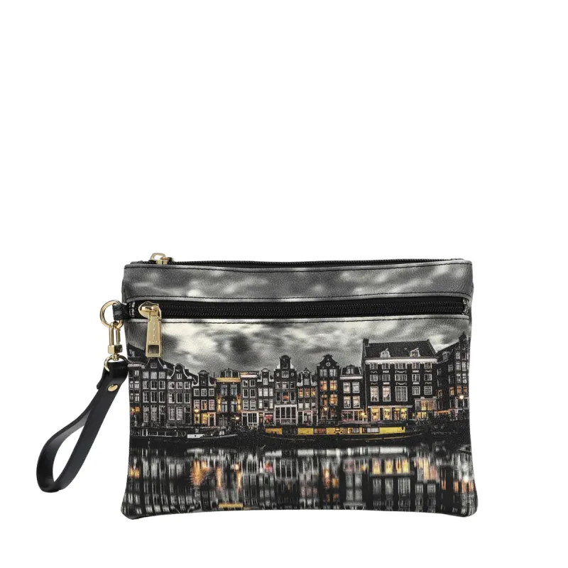 Ynot mittelgroße Tasche mit abnehmbarem Griff, Mirror