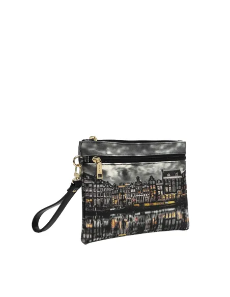 Ynot medium pouch with removable handle, Mirror