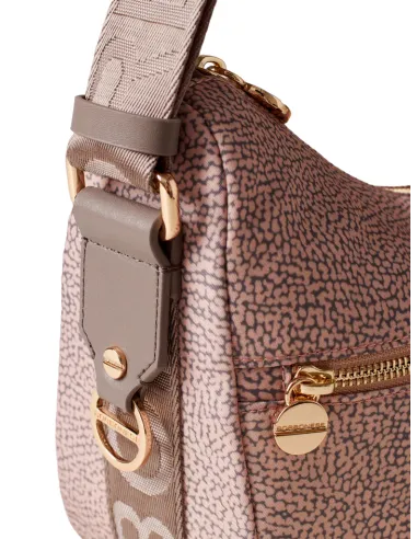 Women's small fabric shoulder bag...