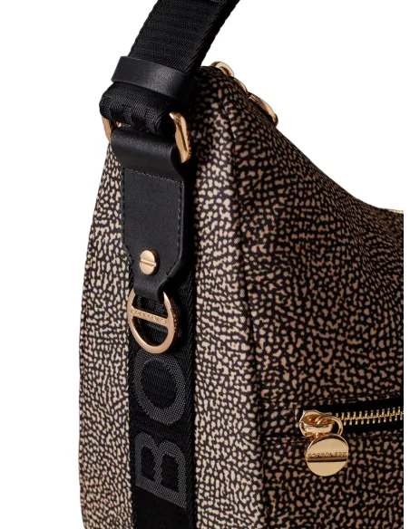 Mezza luna grande Borbonese OP Naturale-Nero