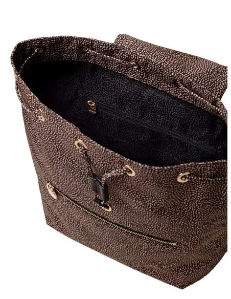 Borbonese Jet Damenrucksack mit Klappe