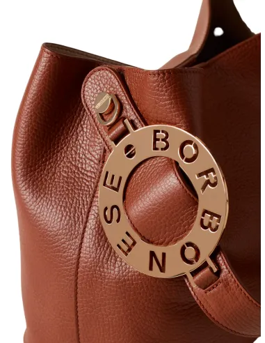 Borsa donna a secchiello in pelle...