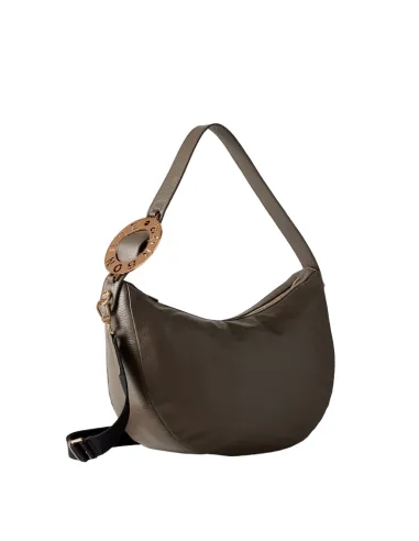 Borbonese leather women's shoulder...