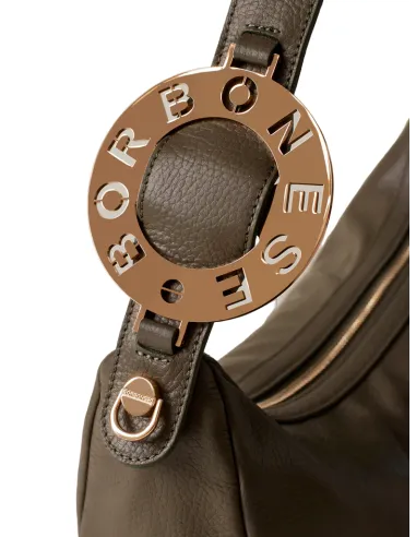 Borbonese leather women's shoulder...