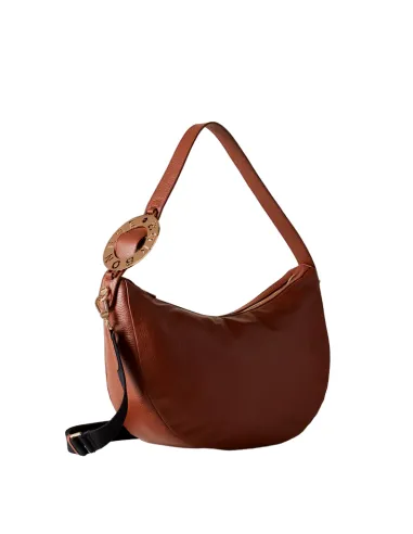 Borbonese leather women's shoulder...
