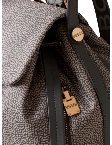 Borbonese Damen-Rucksack mit Henkel,...