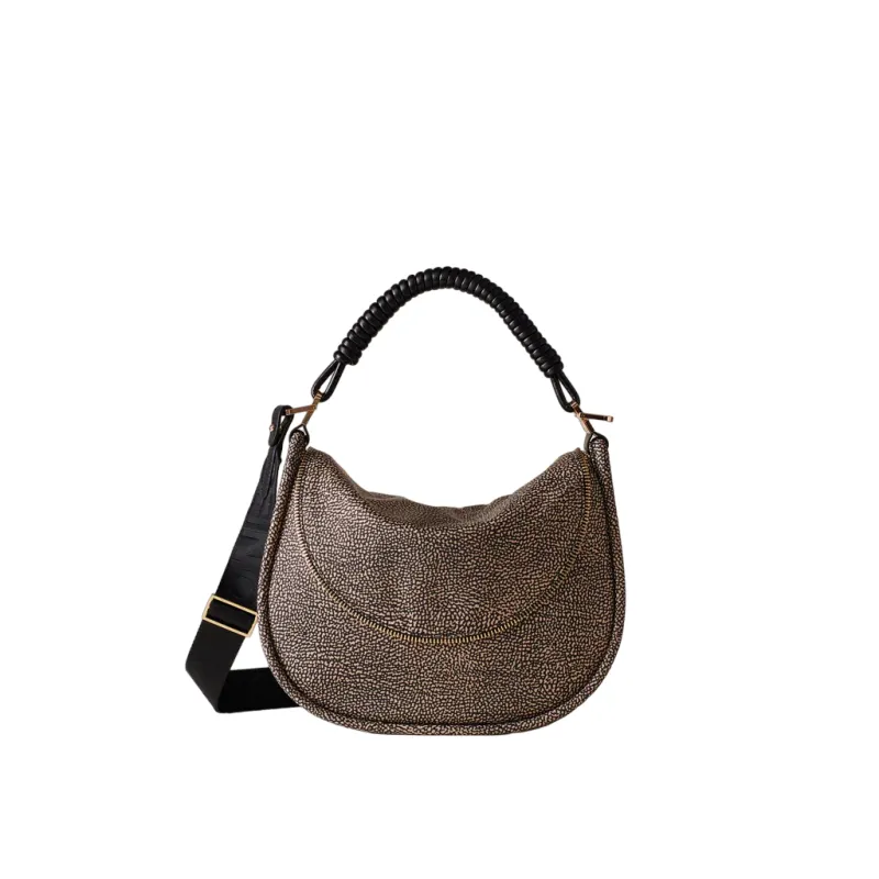 Damen-Schultertasche mit Klappverschluss und Magnet...